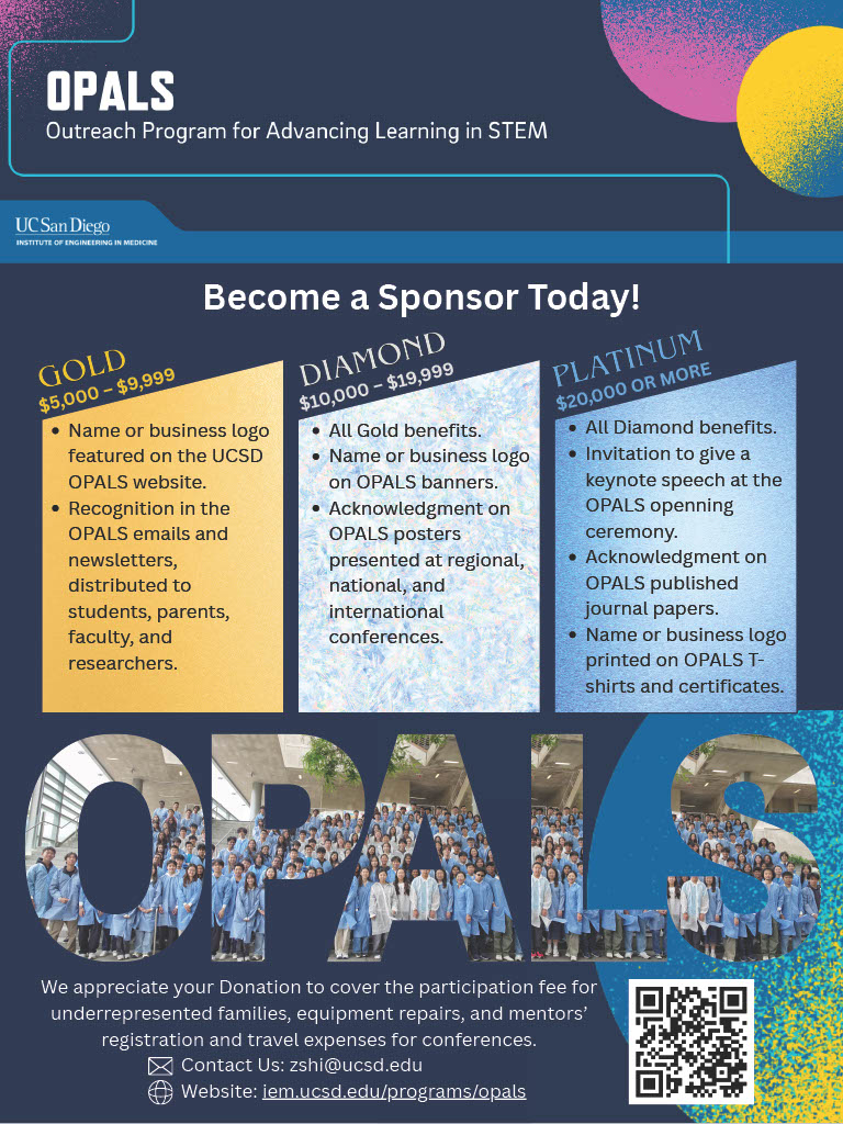OPALS Sponsor Flyer