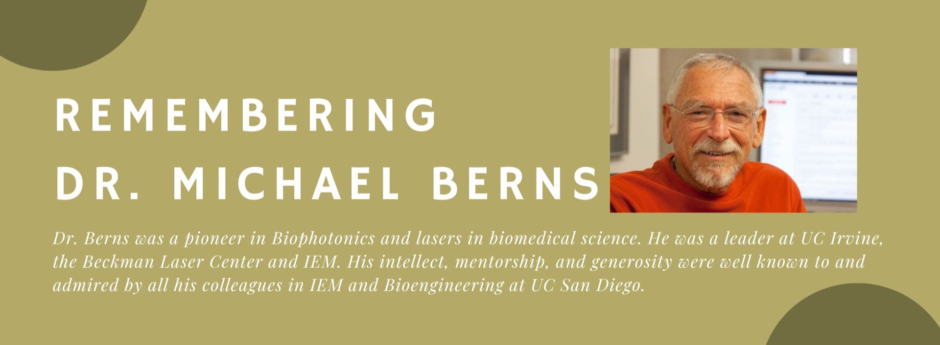Remembering Dr. Berns